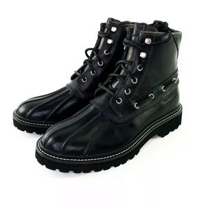 Men’s Sperry Top-Sider Black Leather Boots